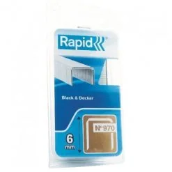 RAPID Agrafe N°970, 6mm, Galva 1340 Pièces