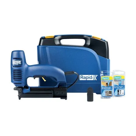 AGRAFEUSE-CLOUEUSE ELECTRIQUE R606 Coffret Premium RAPID – Image 4