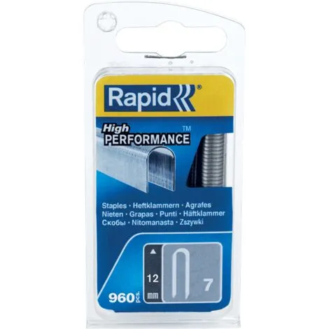 CAVALIERS 7/12mm Galva Blister Etroit 960 RAPID – Image 2