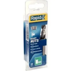 Ecrous A Sertir M6 - Vis Diam 6mm Blister De 20 + Foret Blister RAPID