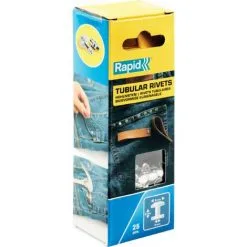 Rivets Tubulaires 3*8*9mm Blister De 25 Blister RAPID