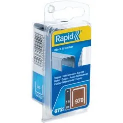 AGRAFES 970/14mm Galva Blister Etroit 672 RAPID