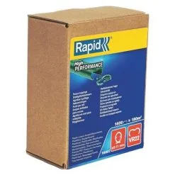 AGRAFES VR22 Vert Boite Carton 1600 RAPID