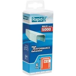 Agrafe N°53 Rapid Agraf - Hauteur 6 Mm - 5000 Agrafes