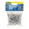 Rapid Lot De 100 Rivets Aluminium Diam.4.8 X H.10 Mm RAPID