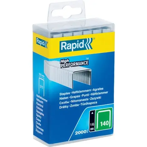 RAPID AGRAFES N 140/16 MM EN FIL PLAT INOXYDABLE _ 5000091 RAPID