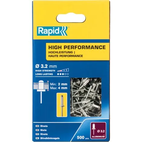 RAPID RIVET HAUTE PERFORMANCE RAPID Diam32 X 8 MM_ 5001431 RAPID – Image 2