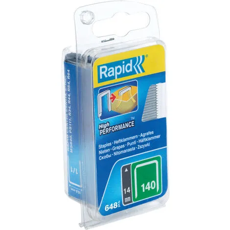 RAPID AGRAFES DIVERGENTES EN FIL PLAT N 140/14 MM _ 40109576 RAPID – Image 2