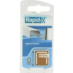 RAPID Agrafes Galvanisées - Fil Plat - N°970/8 Mm