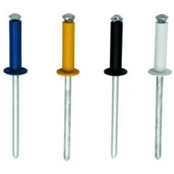 RAPID Rivets Automobile 4 Couleurs 4x16mm En Alu