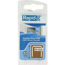 RAPID Agrafes Galvanisées - Fil Fin - N°958/10 Mm
