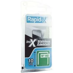 RAPID Agrafes N°140/10 En Fil Plat Inoxydable