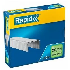 Agrafe Rapid 23/15 Forte Galvanisée - Boîte De 1000 - Argent