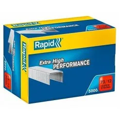 Agrafe Rapid 73/12 Forte Galvanisée - Boîte De 5000 - Argent