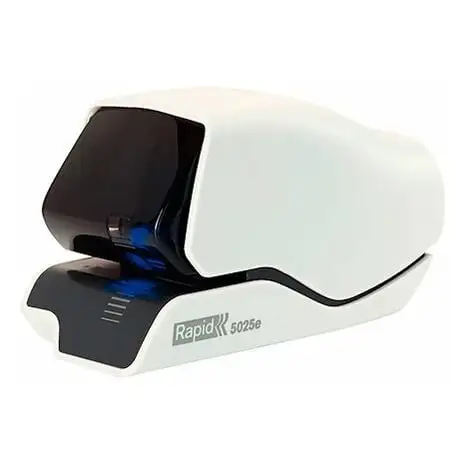 Agrafeuse électrique Rapid R5025E B Capacité 25 Feuilles - Blanc