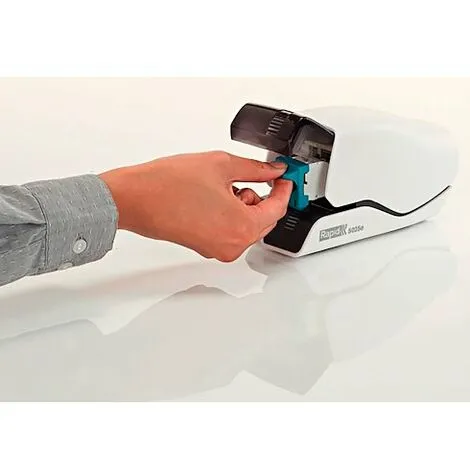 Agrafeuse électrique Rapid R5025E B Capacité 25 Feuilles - Blanc – Image 2